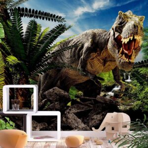 Fotobehang - Angry Tyrannosaur