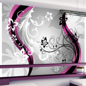 Fotobehang - Art-flowers (pink)