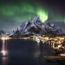 Fotobehang - Aurora borealis