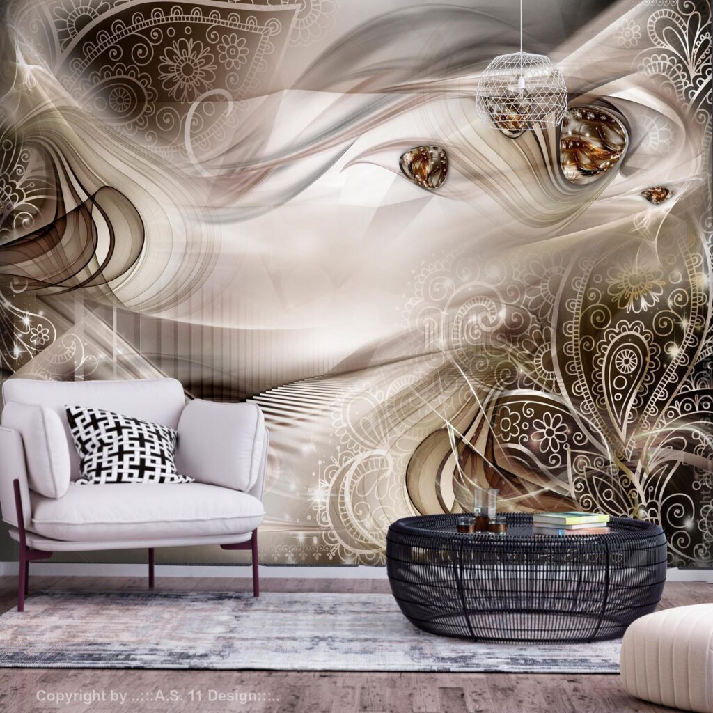 Fotobehang - Autumn Evenings (Brown) - Afbeelding 2