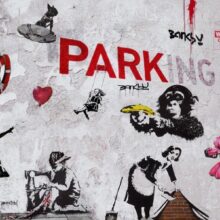 Fotobehang - [Banksy] Graffiti Diveristy