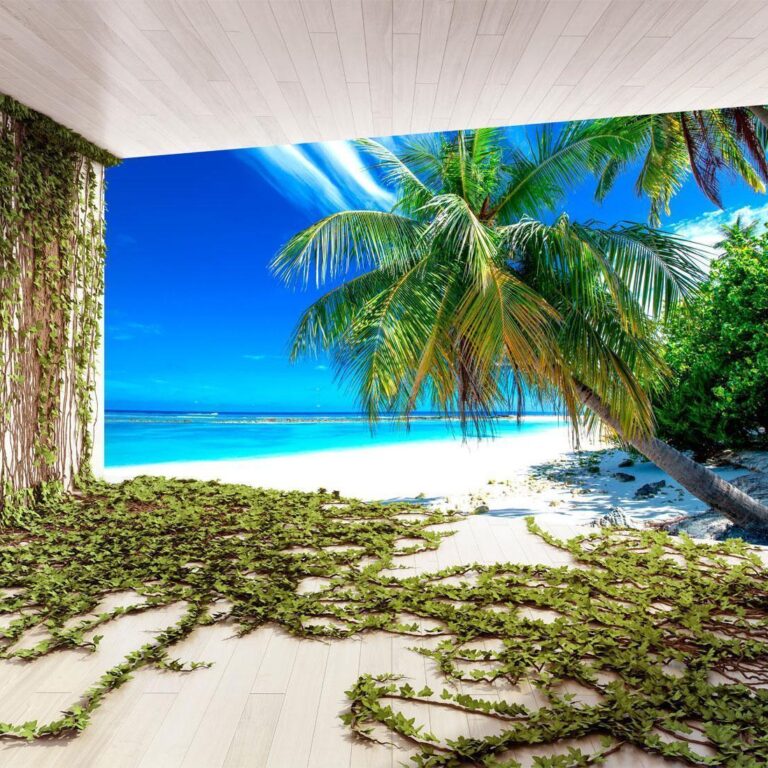Fotobehang - Beach and Ivy