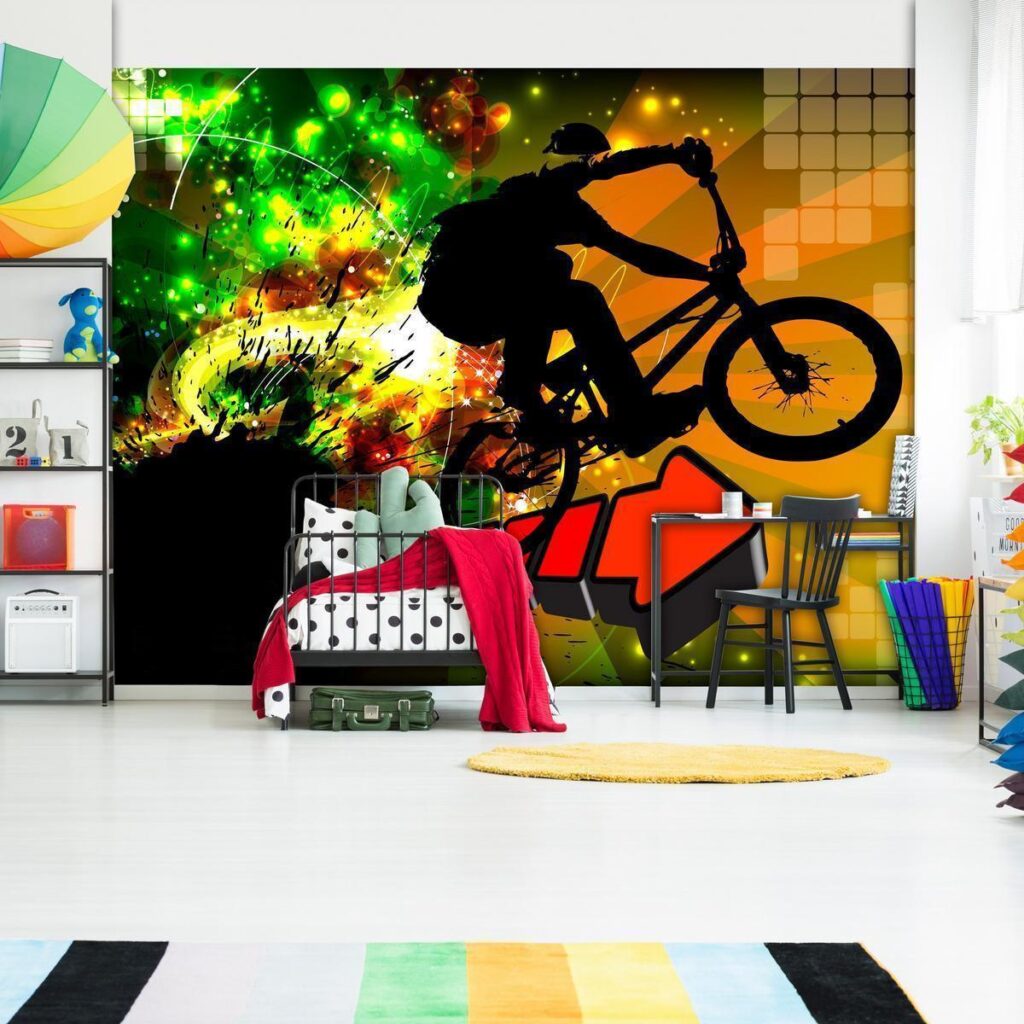 Fotobehang - Bicycle Tricks - Afbeelding 2