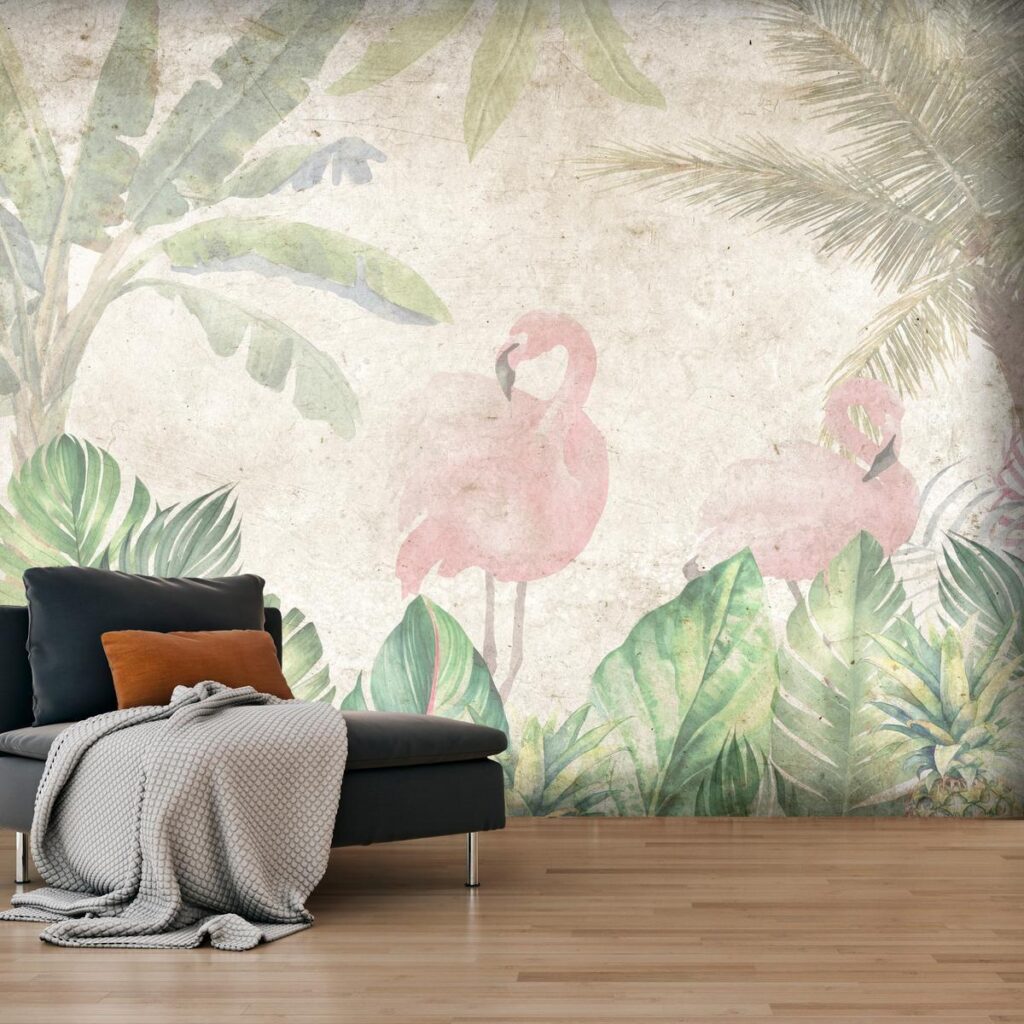 Fotobehang - Birds in the Jungle - Afbeelding 2