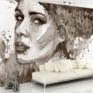 Fotobehang - Black Lady