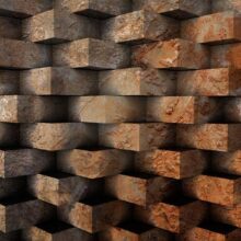 Fotobehang - Brick braid