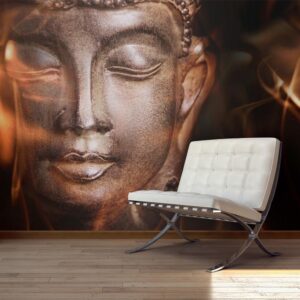 Fotobehang - Buddha Fire of meditation