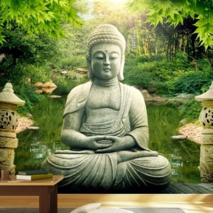 Fotobehang - Buddha's garden