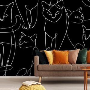Fotobehang - Cat Habits - First Variant