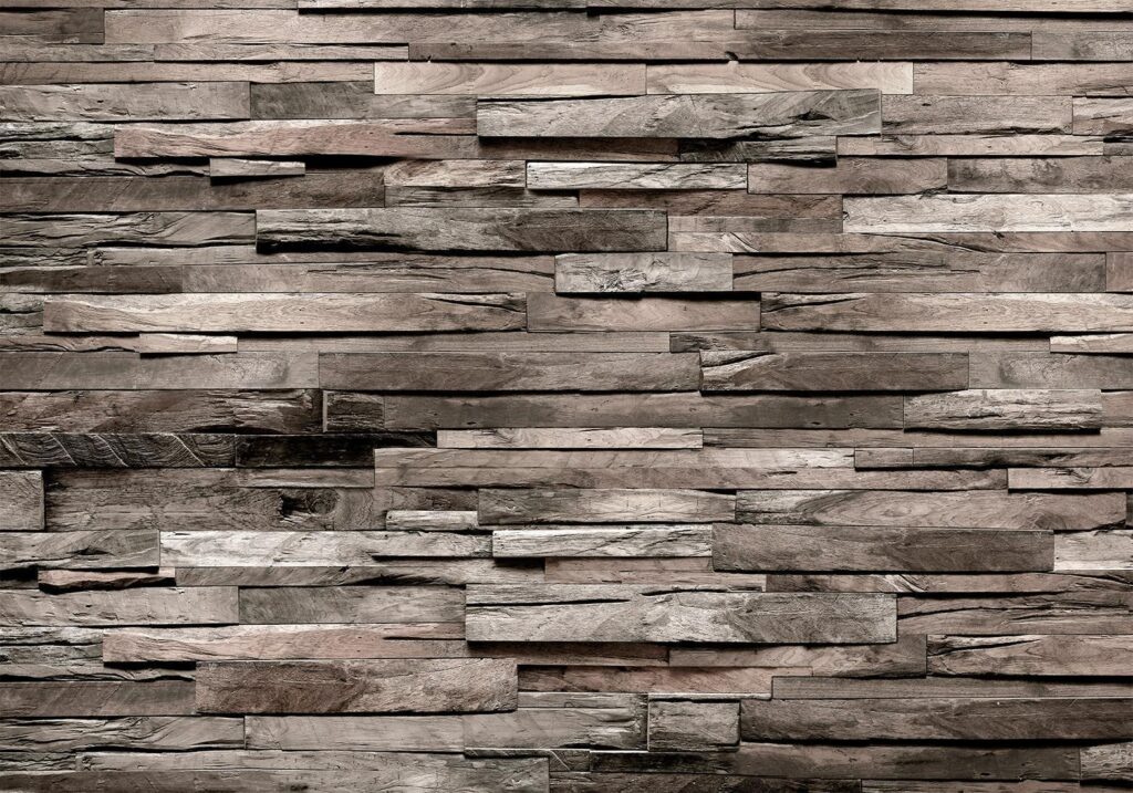 Fotobehang - Cedar Smell (Dark Brown)