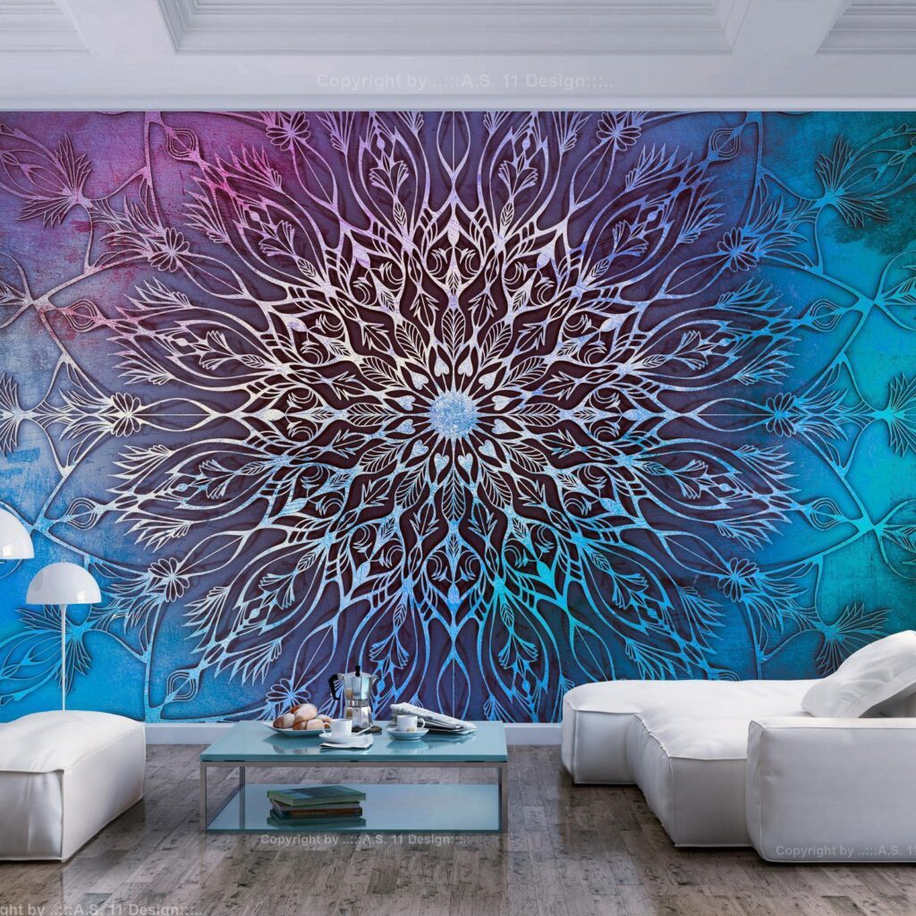 Fotobehang - Center (Blue) - Afbeelding 2