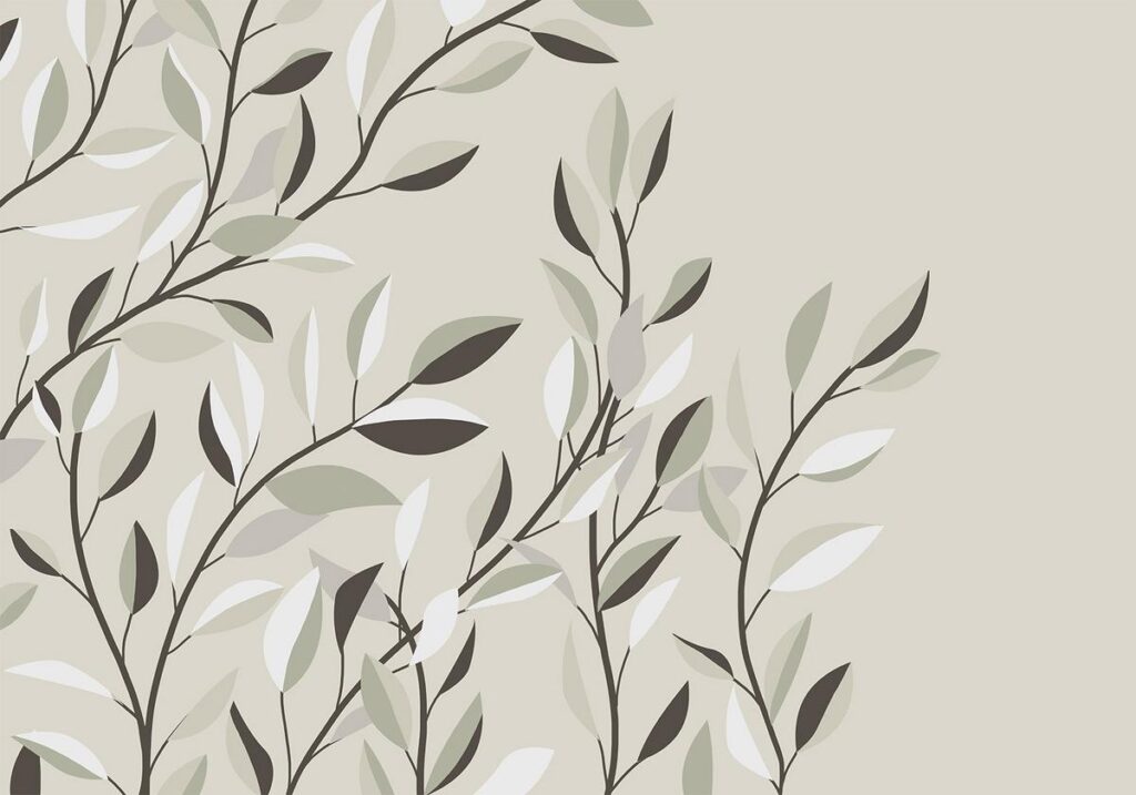 Fotobehang - Climbing Leaves - First Variant - Afbeelding 2