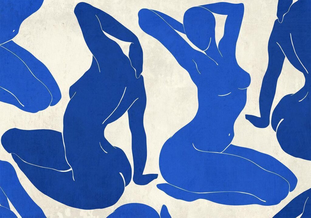 Fotobehang - Cobalt Softness - Afbeelding 2