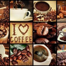 Fotobehang - Coffee - Collage