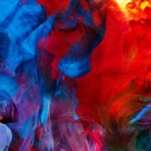 Fotobehang - Colored flames