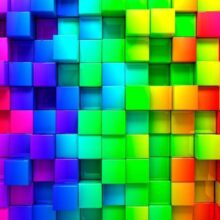 Fotobehang - Colourful Cubes