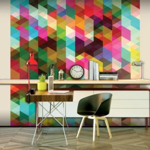 Fotobehang - Colourful Geometry
