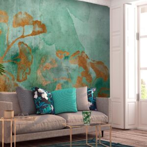 Fotobehang - Copper Ginkgo