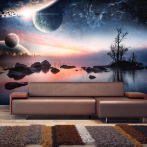 Fotobehang - Cosmic landscape