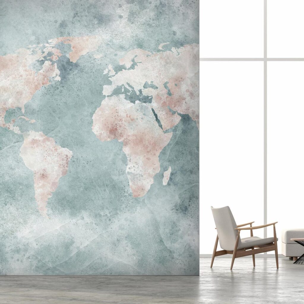 Fotobehang - Delicate Map - Afbeelding 2