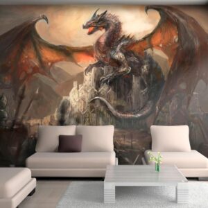 Fotobehang - Dragon castle