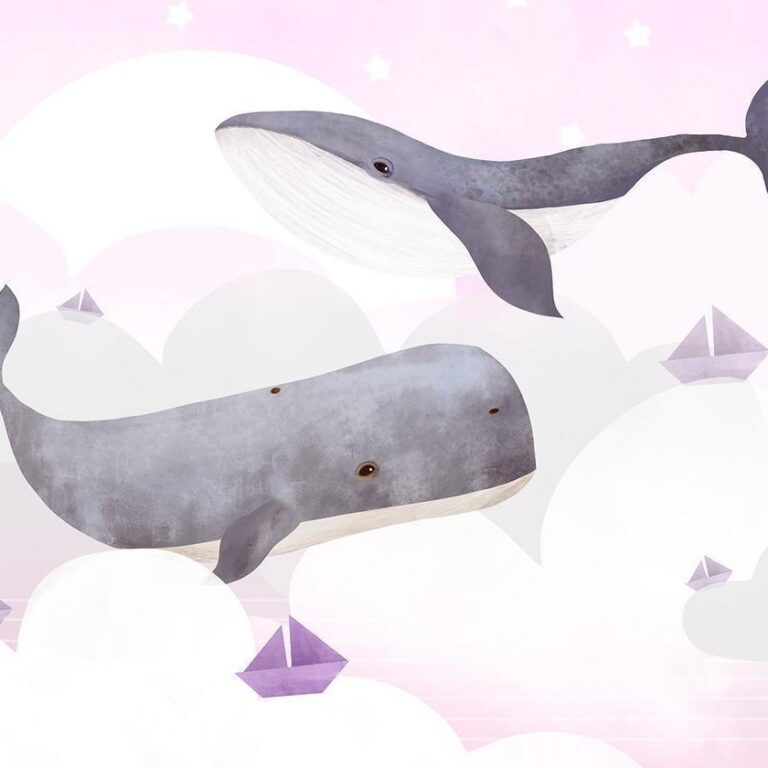Fotobehang - Dream Of Whales - Second Variant