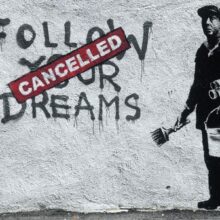 Fotobehang - Dreams Cancelled (Banksy)