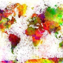 Fotobehang - Dyed World