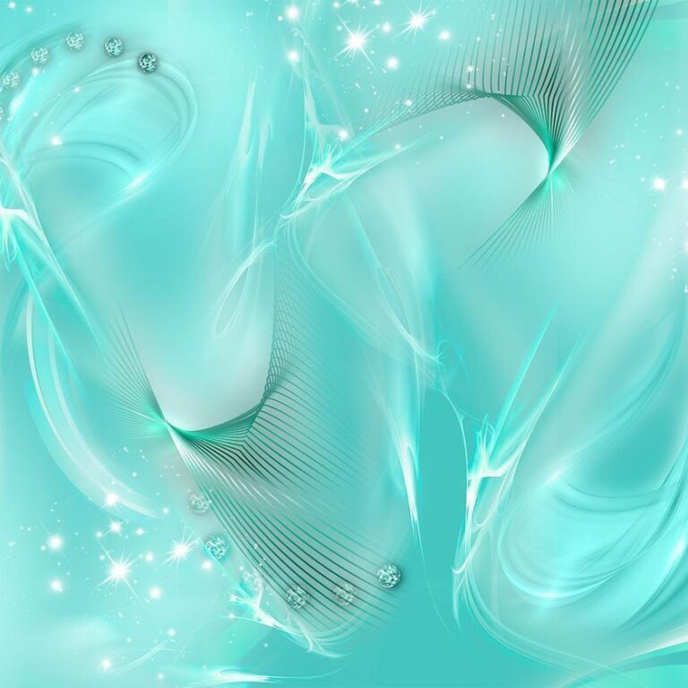 Fotobehang - Enchanted Turquoise