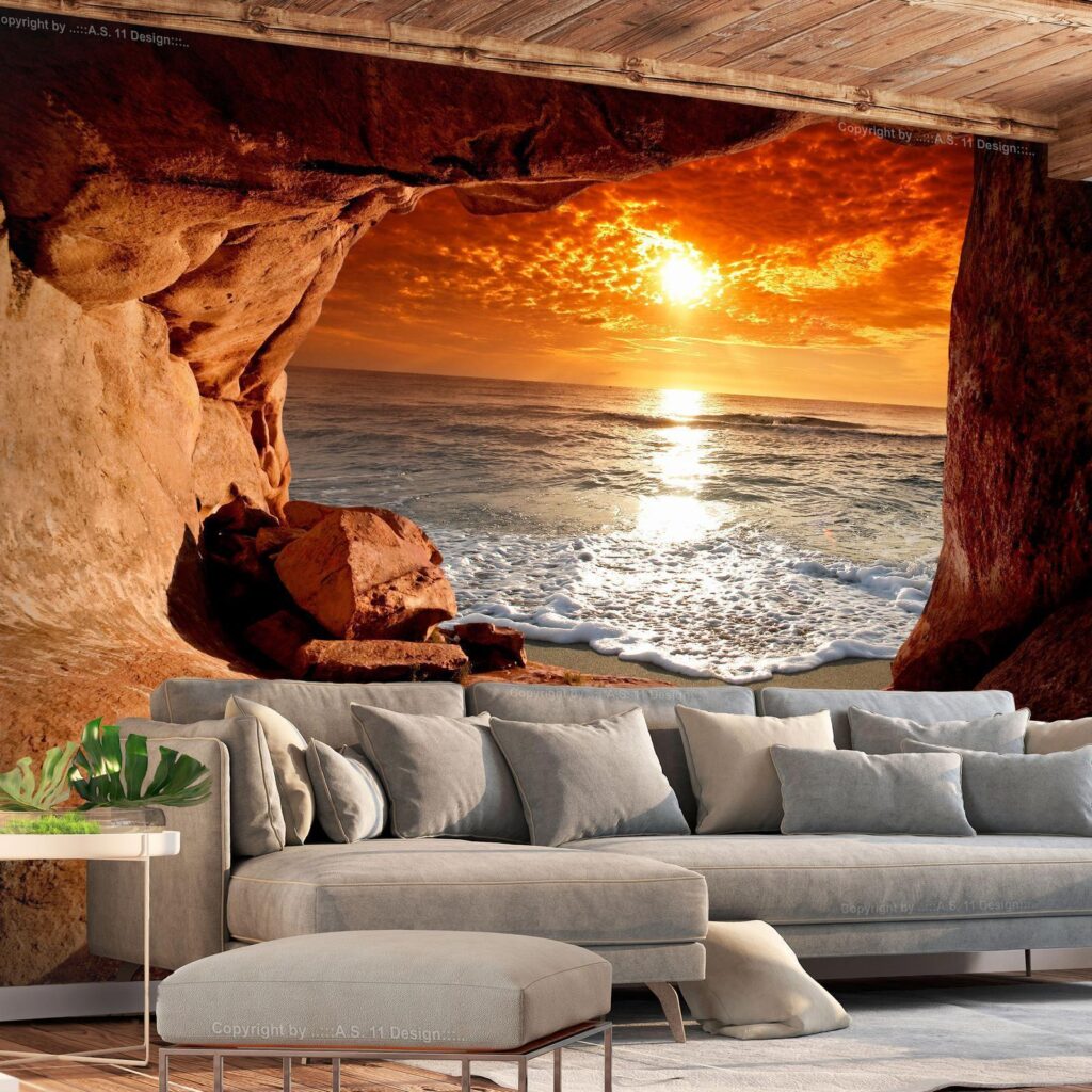 Fotobehang - Exit from the Cave - Afbeelding 2