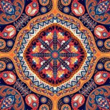 Fotobehang - Exotic mosaic