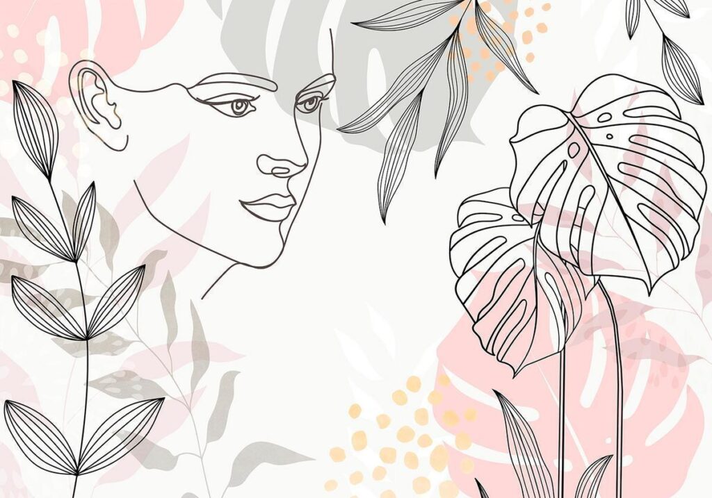 Fotobehang - Feminine Wildness - Afbeelding 2