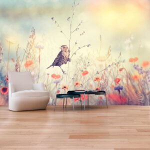 Fotobehang - Field Bird