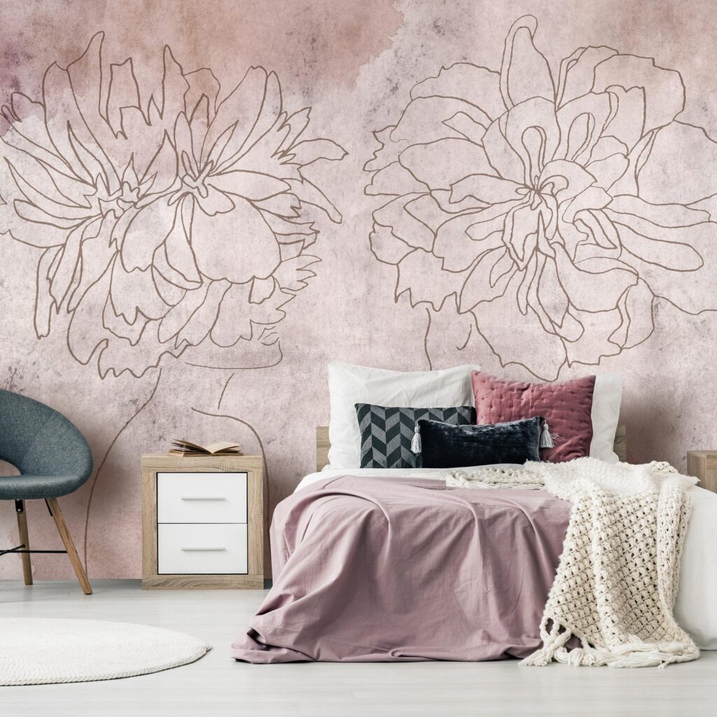 Fotobehang - Floristic Fresco - Afbeelding 2