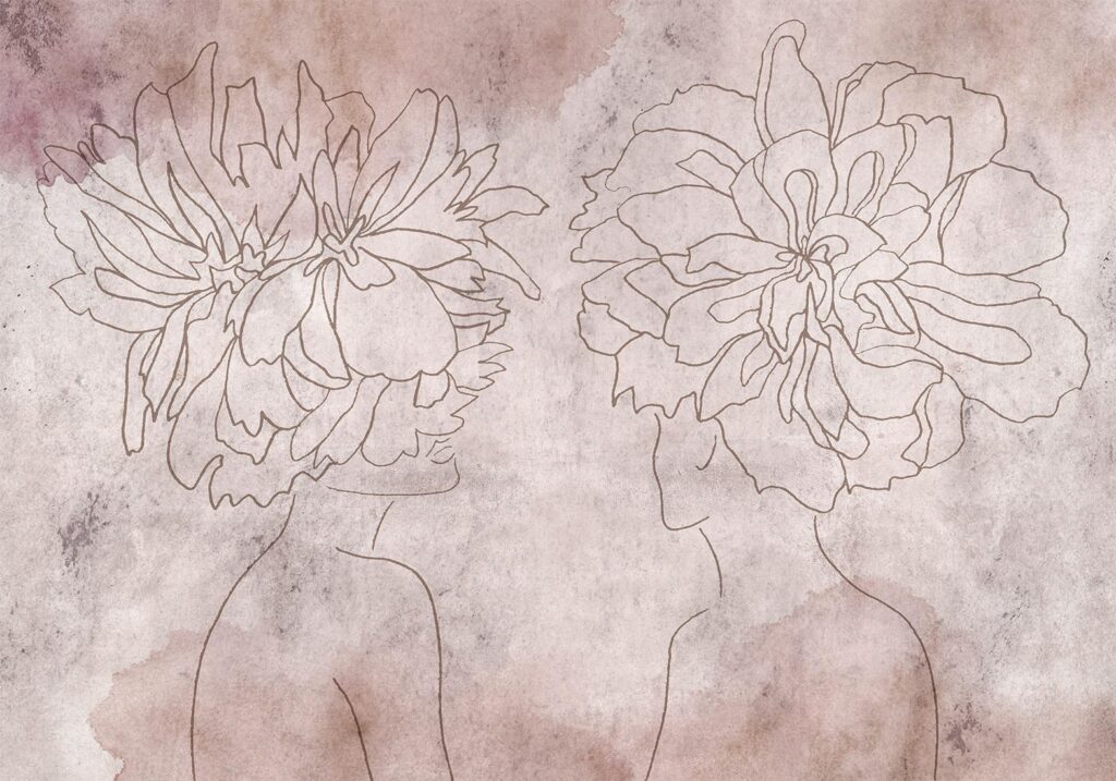 Fotobehang - Floristic Fresco