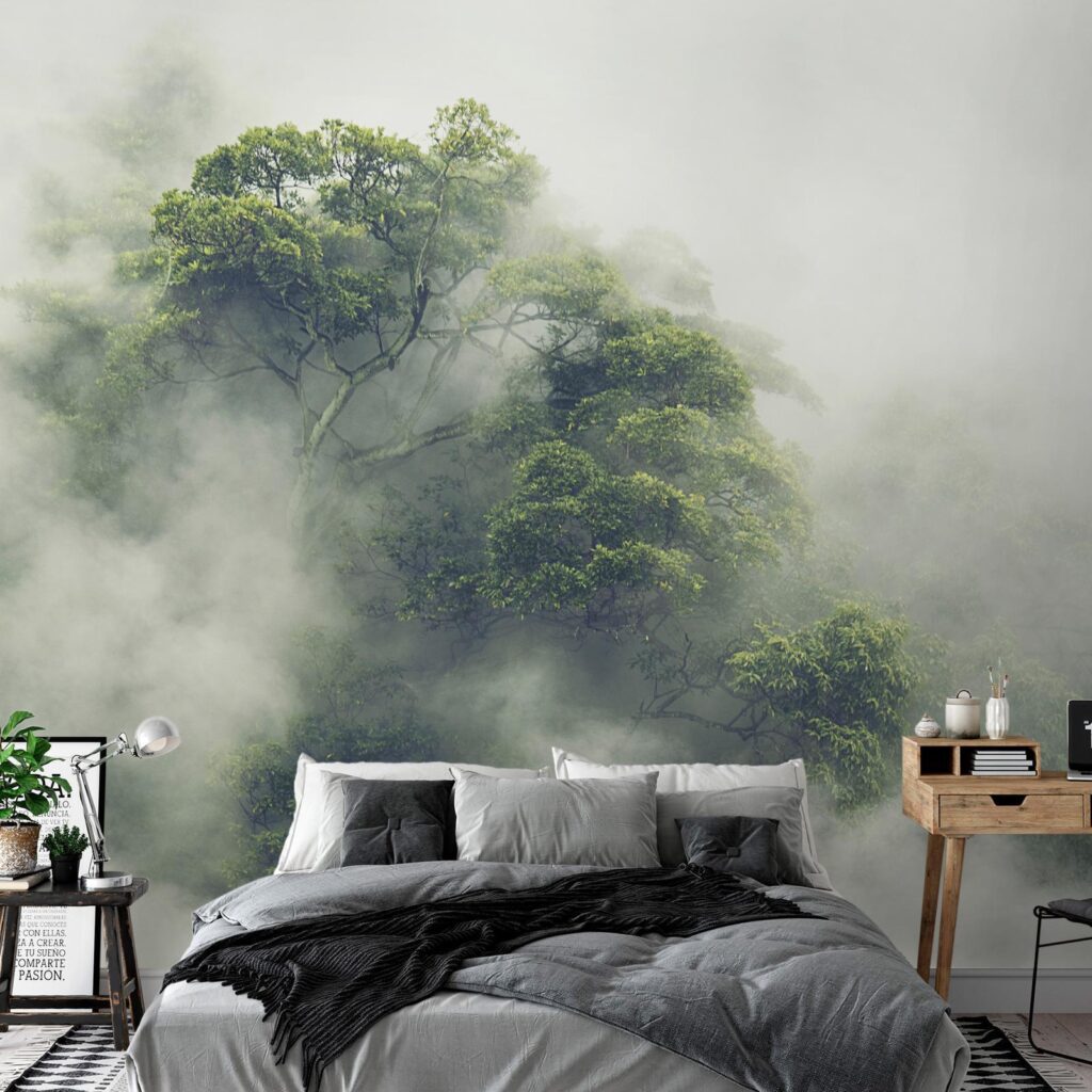 Fotobehang - Foggy Amazon