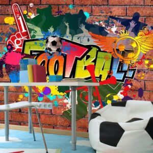 Fotobehang - Football fans!