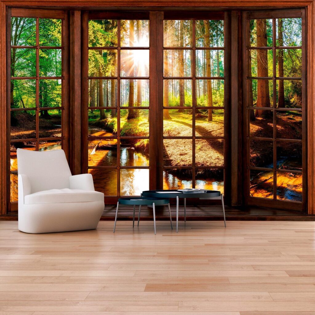 Fotobehang - Forest Terrace - Afbeelding 2