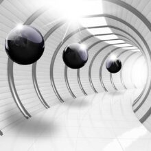 Fotobehang - Futuristic Tunnel