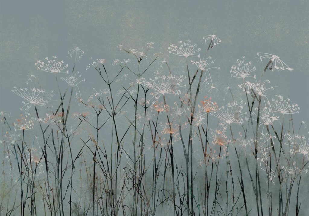 Fotobehang - Garlic Flowers