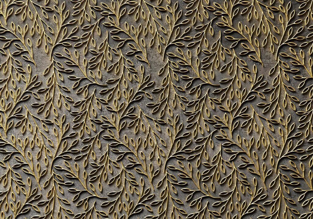 Fotobehang - Golden Decorations