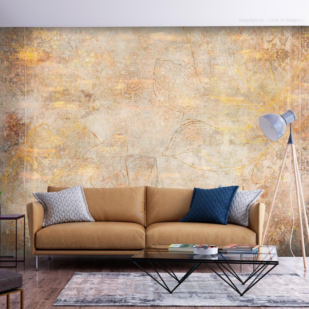 Fotobehang - Golden Etude