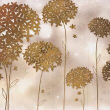 Fotobehang - Golden Garden