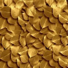 Fotobehang - Golden Leaves