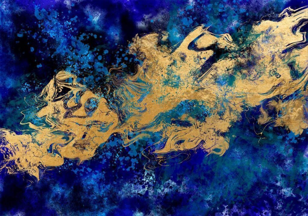 Fotobehang - Gorgeous Blue - Afbeelding 2