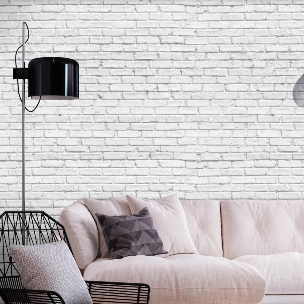 Fotobehang - Gray Brick - Afbeelding 2