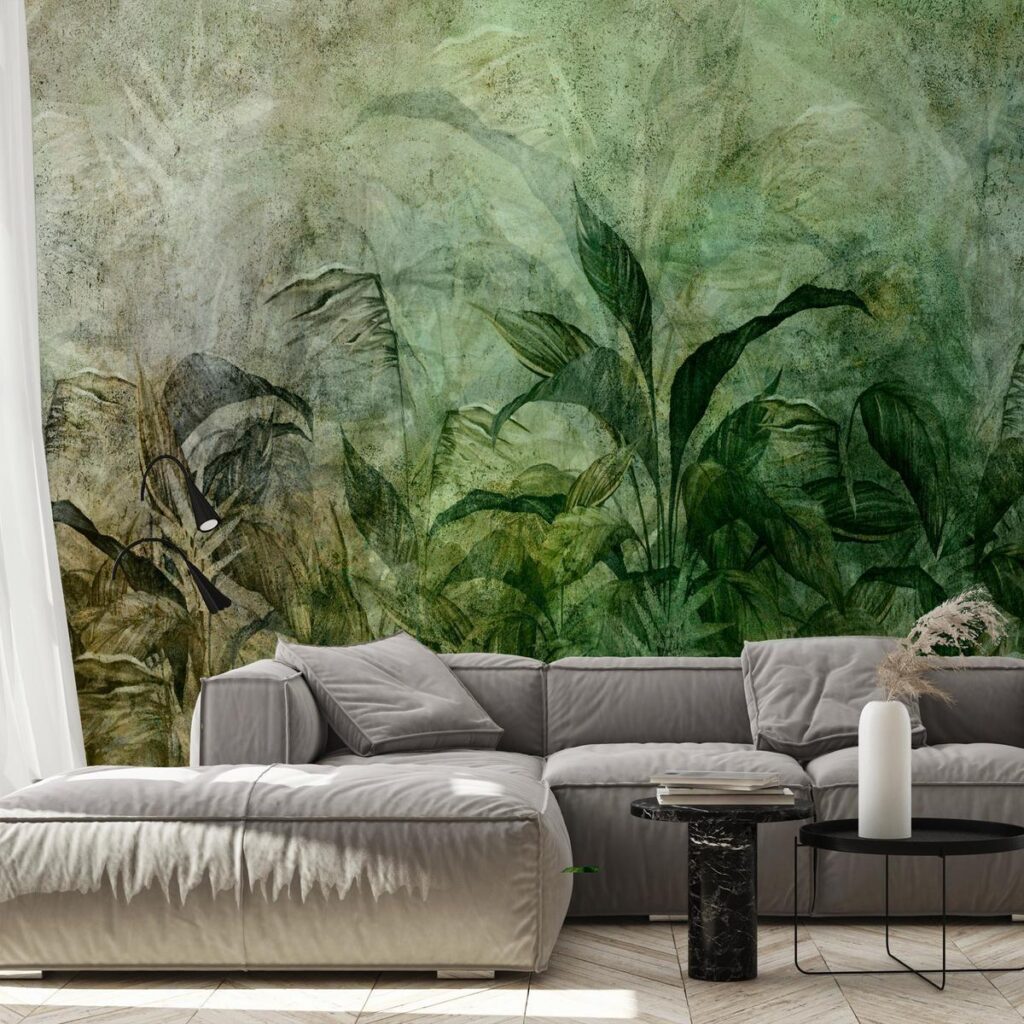 Fotobehang - Green Fog - Afbeelding 2