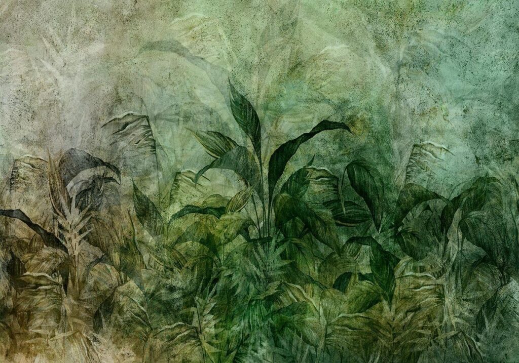 Fotobehang - Green Fog