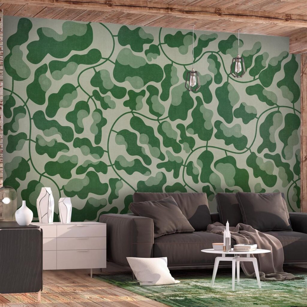 Fotobehang - Green Labyrinth - Afbeelding 2
