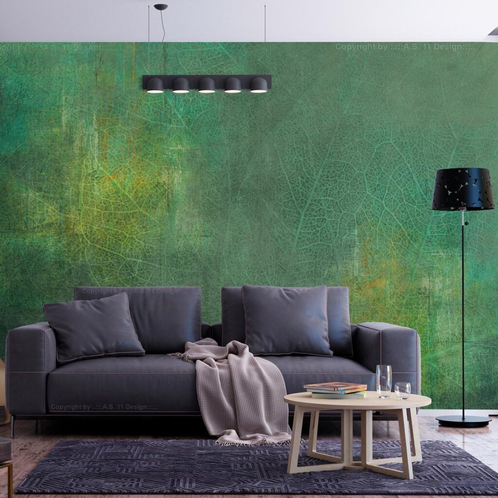 Fotobehang - Green color explosion - Afbeelding 2